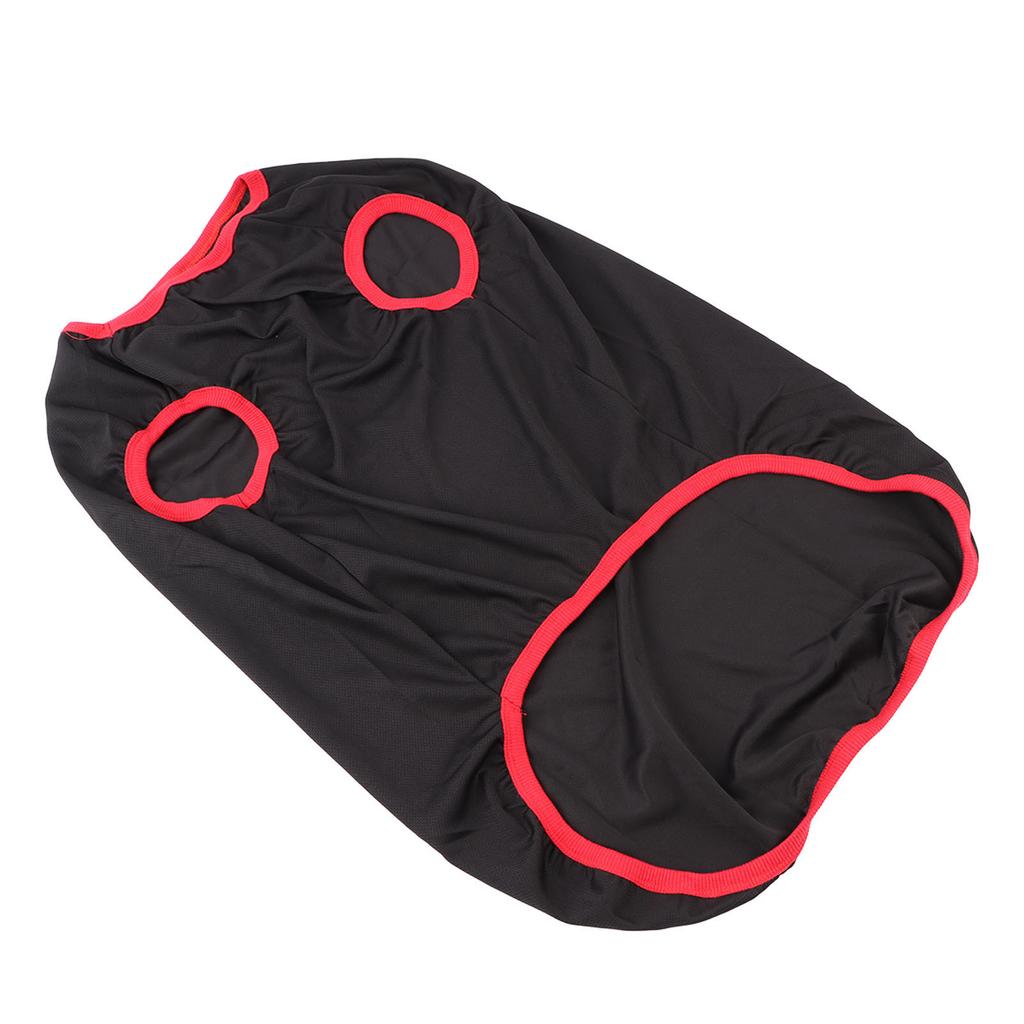 Dog Summer Vest Thin Breathable Comfortable Sleeveless Dog Shirt for Medium Large Dogs Black Eagle 6XL