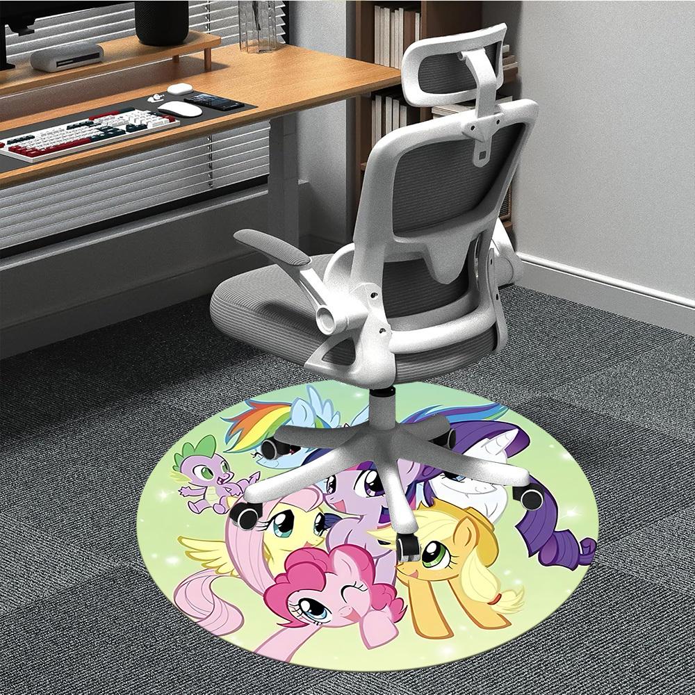 1pc My Little Pony Friendship Office Round Area Rug, Under Office Chairs Bedroom Living Room Home Decor a1022261