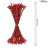 100Pcs/set Polyester Christmas Hanger String Ornaments Handmade Clothing Tag Rope  Home