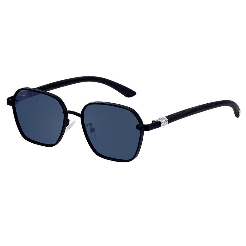 Men Fashion Sunglasses Vintage Polygon Driving Classic Metal Frame Sun Glasses UV400 Gradient Mirror Shades Eyewear
