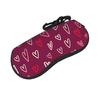pink hearts gift for lover Glasses Case Gifts For Women Men  Box  Eyeglasses Box Charming Eyewear Container