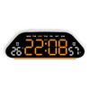 Simple LED Electronic Alarm Clock Silent Living Room Wall Clock Multi-function Temperature and Humidity Display Large Screen Digital Clock 1110