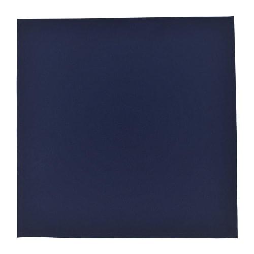 Lunchcloths/School Lunch Napkins (45cm x 45cm), Water-Repellent, No-Iron, Set of 2, Deep Navy, Water-Repellent, Lightweight, Stain-Resistant, Wrinkle-