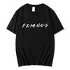 Fashion Friends Tshirt Femme Alphabet Print Graphic Tshirt Mens Melanin Black Girl Friends TV Show Tshirt Cute Tshir