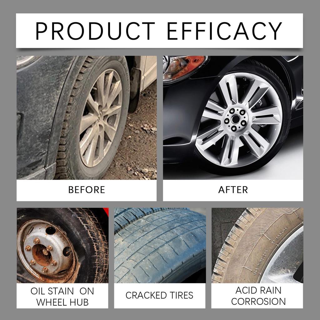 Car Tire Bright Wax Tire Maintenance Gloss Maintenance Polishing Car Tire Bright Wax