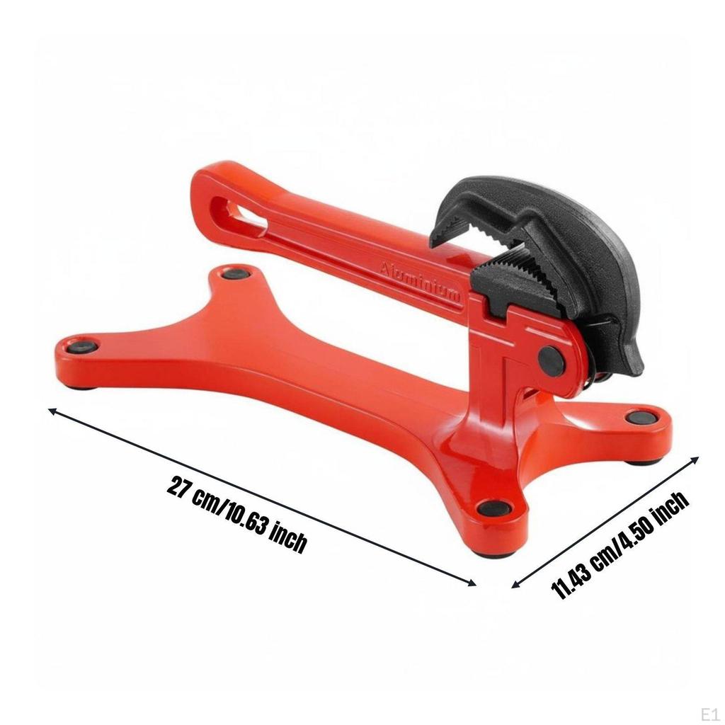 Yoke Pipe Vise Heavy-Duty Portable Holding Sturdy Steel Grippers