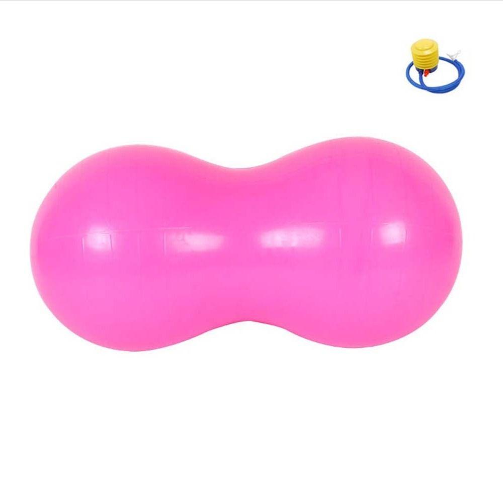 Anti-Burst Peanut Ball Thickened Yoga Fitness Ball Multi-Function Pilates Yoga Ball  Adult Fitness