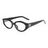 Ultra-Light Retro TR Women's Cat-Eye Frame with Anti-Blue Light & Prescription Lens Compatibility