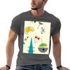 Modern Mid Century  TShirt No Iron Casual Short Sleeve Top