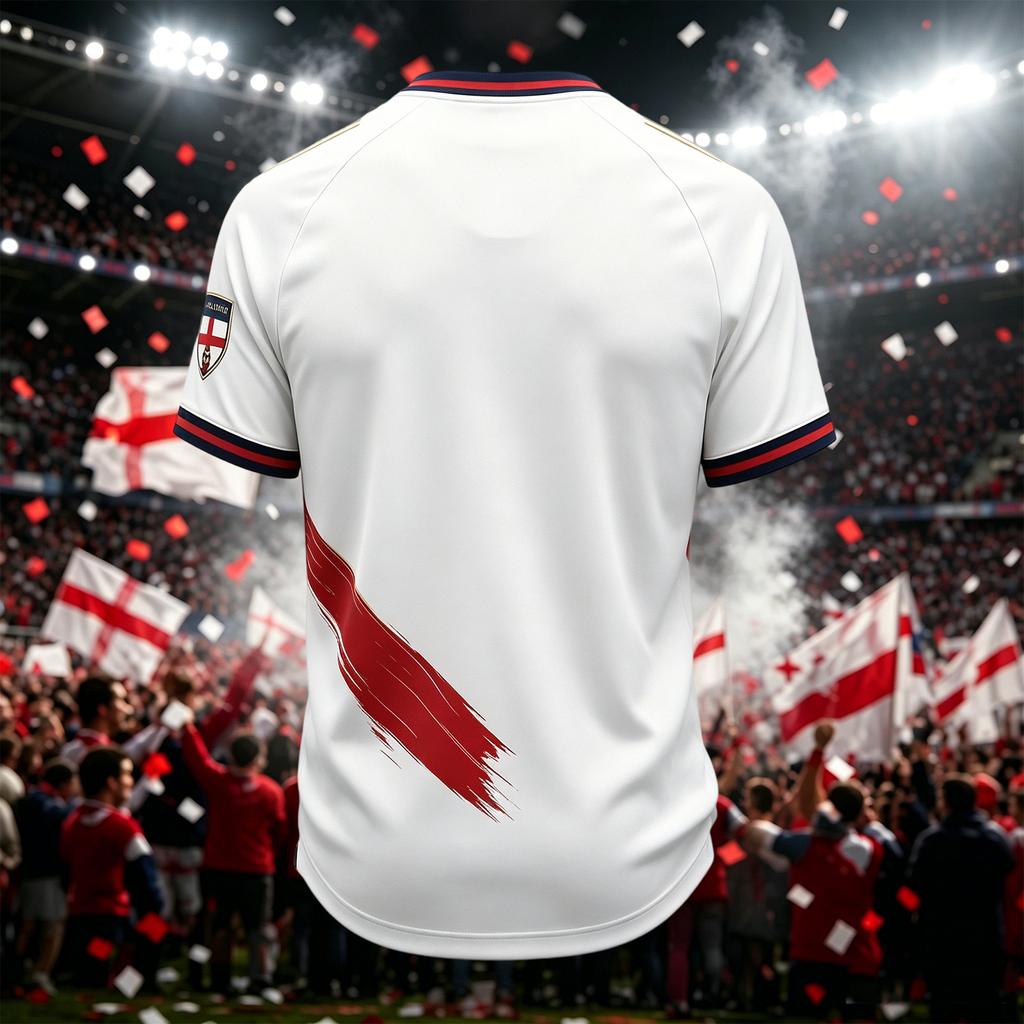 Men's Casual Lightweight Breathable Short Sleeve Crew Neck T-Shirt England 2026 Printed Design Comfortable Fit Sportswear