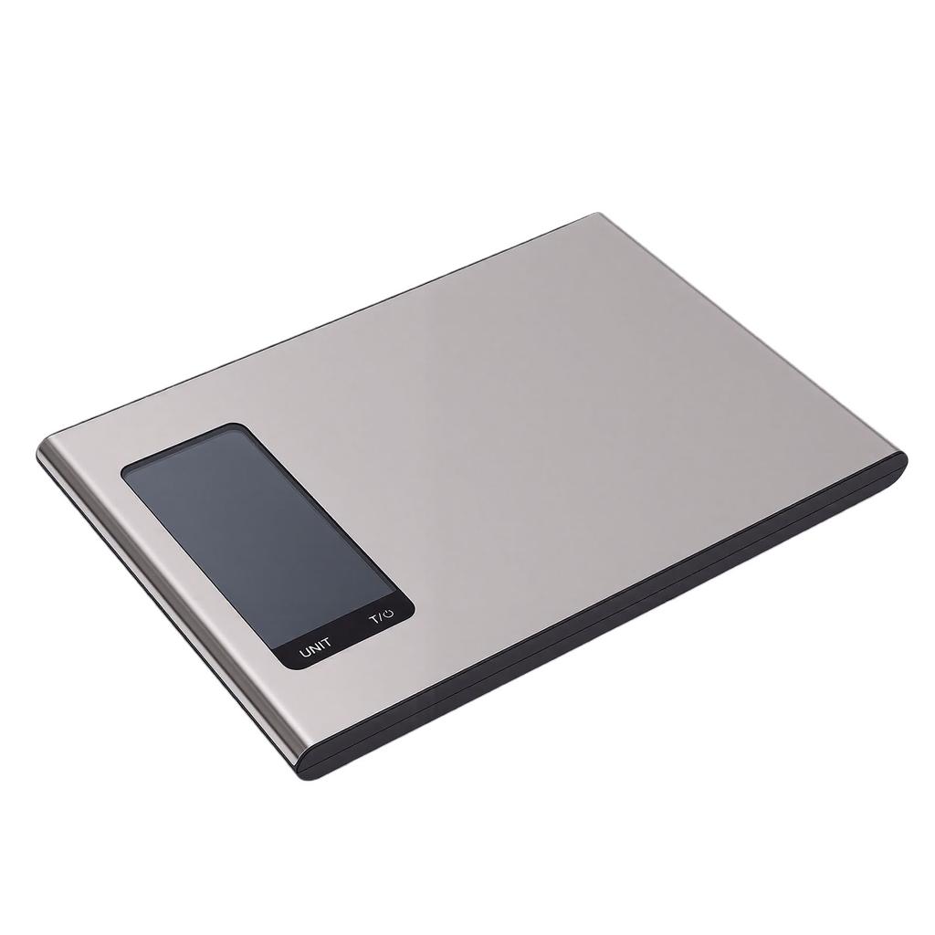 Balanza de Cocina Inteligente Digital de Acero Inoxidable para Pesar Alimentos con Pantalla HD para Planificación Positiva de la Dieta