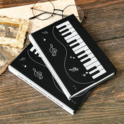 Creative Piano Key Cover Magnetic Notebook Book Conference Minutes Book