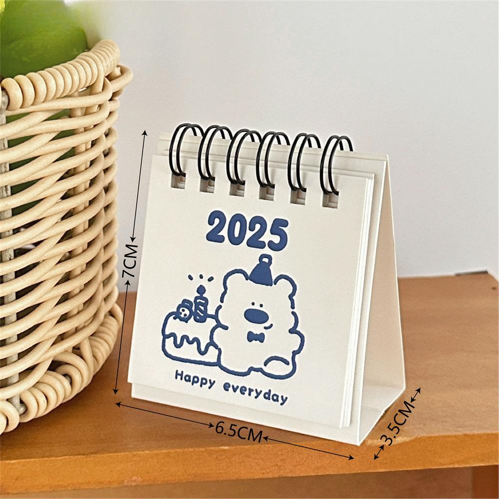 Nette Mini Schreibtisch Kalender Cartoon Kleine Kalender Monatskalender Studenten Desktop Uhr Countdown-Tisch