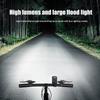 LED Bicycle Front Light Type-C Rechargeable Bicycle Headlight Road Bike Headlamp Easy To Install Cycling Accessories1/2PCS