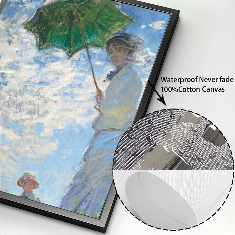 Claude Monet Classic Art Collection Paintings Canvas Poster and Prints Wall Art Pictures for Hall Living Room Home Decor Mural