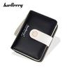 New women's wallet short women's high-end wallet ins women's contrasting color zipper wallet women's pu small wallet women