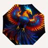 1pc Colorful Bird Durable Cartoon Folding Umbrella,Compact Umbrella for Men and Women, Suitable for Travel or Daily Use.A002