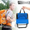 Outdoor Camping Chair Beach Fishing Chair with Cooler Bag Detachable Portable Folding Moon Chair Ultralight Outdoor Seat Tools