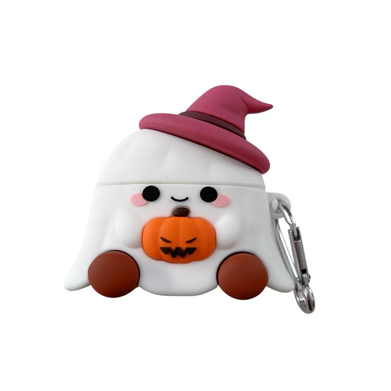 Cute Pumpkin Ghost for AirPods Pro1 Generation Protective Case 1st Generation Pro1 Apple Bluetooth Headset Soft Case