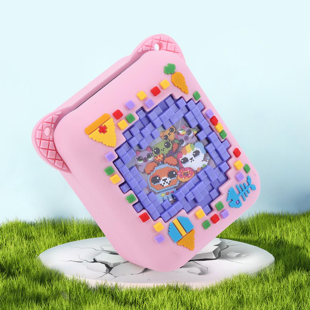 Silicone Protective Case with Lanyard Protective Cover Sleeve Shockproof for Bitzee Digital Pet Interactive Virtual Toy