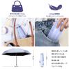 for Folding Parasol for Sun and UV Light Heat Hidden Telescopic Dual Rib Sun Windproof and Retractable Unisex [New 2025] Rain, Lightweight,