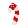 Plush Dog Toy - - Gloria XMAS CANDY - White - Red - Polyester