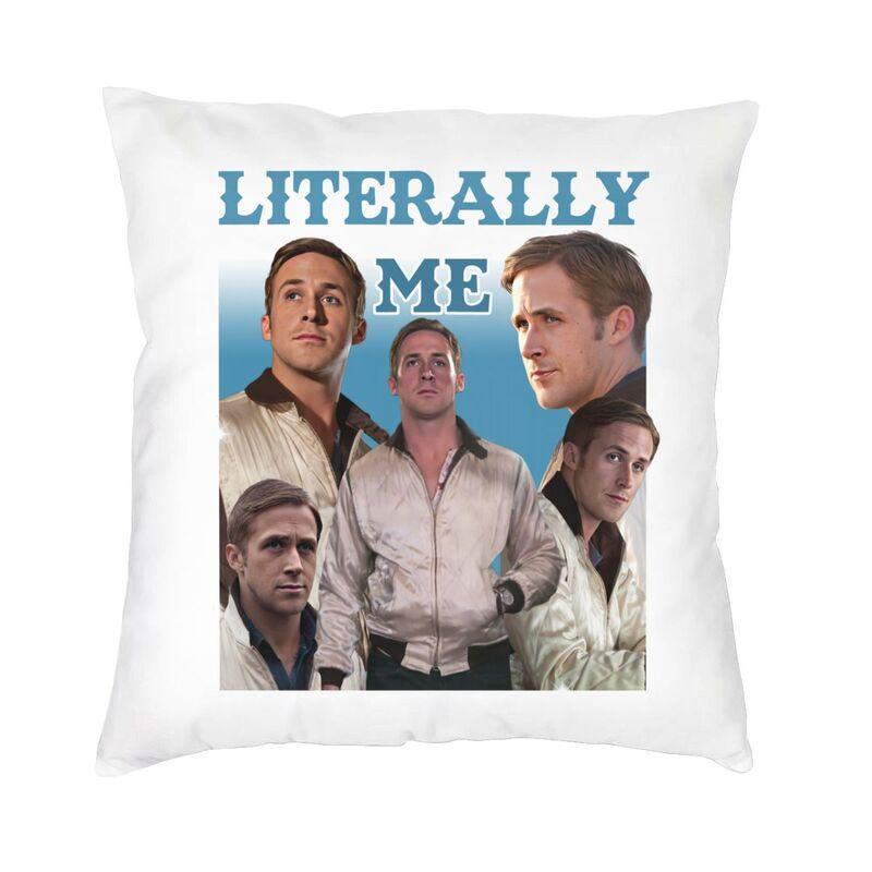 Federa Cuscino Attore Canadese Ryan Gosling 45x45cm Decorazione Casa Stampa 3D Cuscino Decorativo per Auto Due Lati