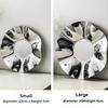Nordic Fruit Plates Stainless Steel Decorative Plate Petal Ornament Storage Trays Creative Living Room Coffee Table Storage Tray