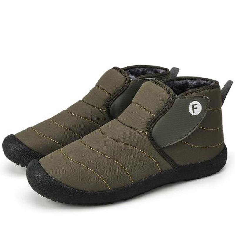 

Спортивные ботинки для походов и отдыха на природе, большой размер 48, хлопковая обувь, зимние ботинки для мужчин, chaussure homme H993 36 зелёный