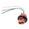7443 Light Bulb Socket Brake Lamp Bulb Plug Copper Core Wire Dual Filament Plug and Play