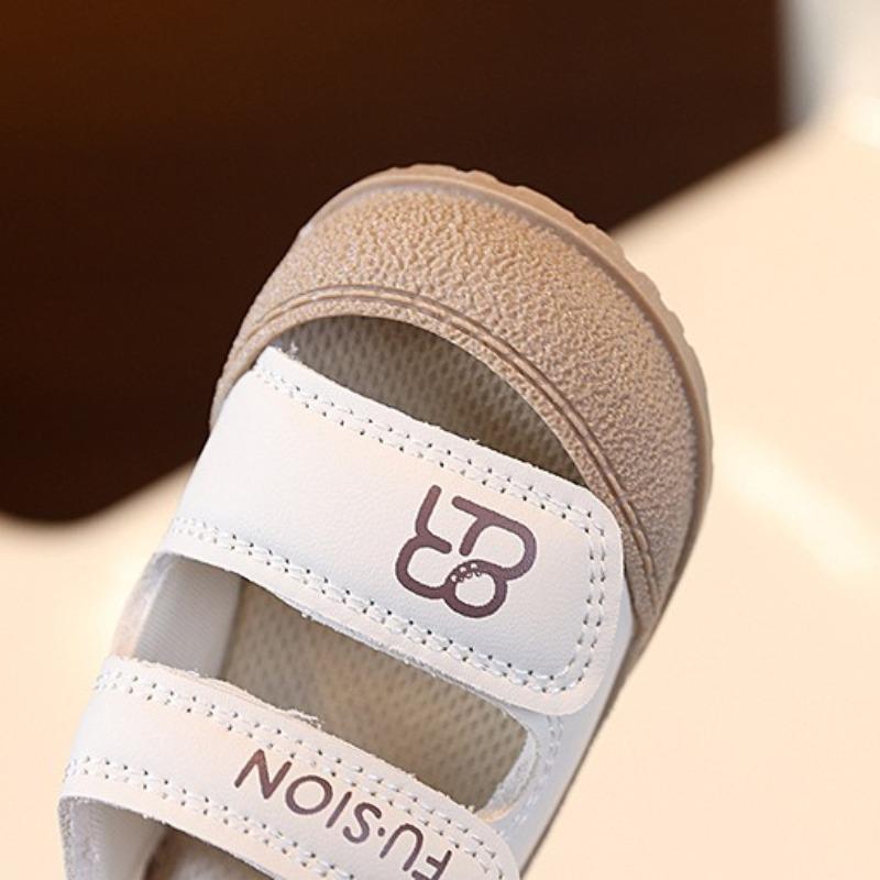 Summer Toddler Closed Toe Sandals Soft Sole Anti-Collision Walking Shoes For Boys Girls