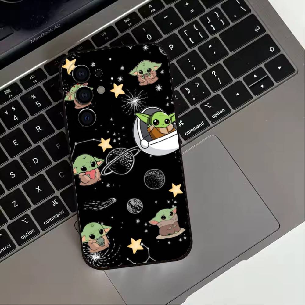 

Милый мультяшный чехол для телефона Baby Y-Yoda для Samsung S25, S24, S21, S22, S23, S30, Ultra, S20, Plus, Fe, Lite, Note, 10, 9, 5G Черный чехол Samsung S24ULTRA