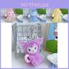 Adorable Mini Plush Dog Keychain For Kids And Adults In Yellow Pink Blue Purple