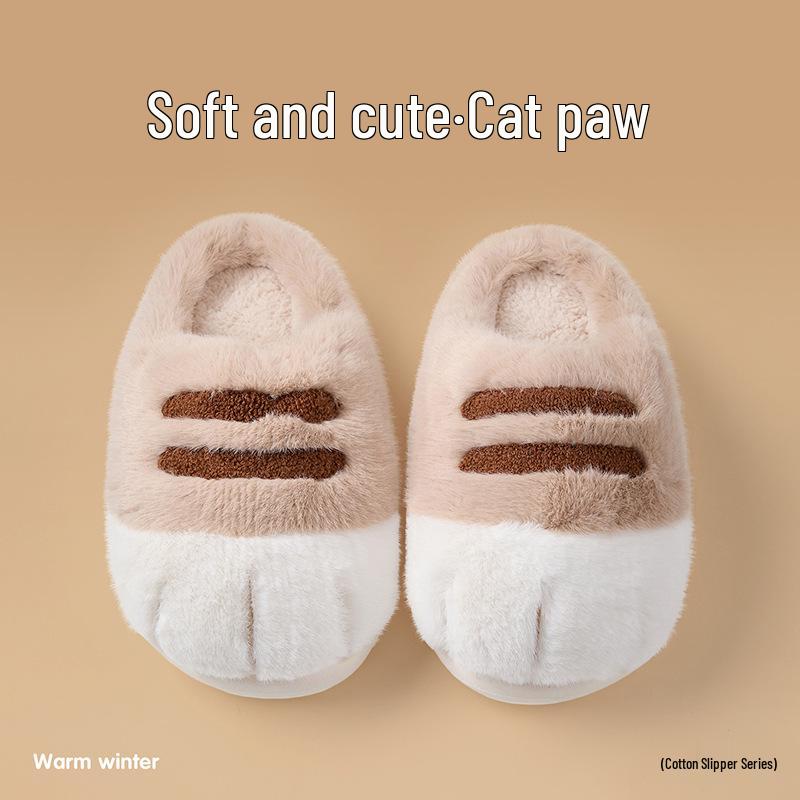 Women's Winter Indoor Furry Slippers - Thickened Velvet, Soft Sole, Warm and Cozy