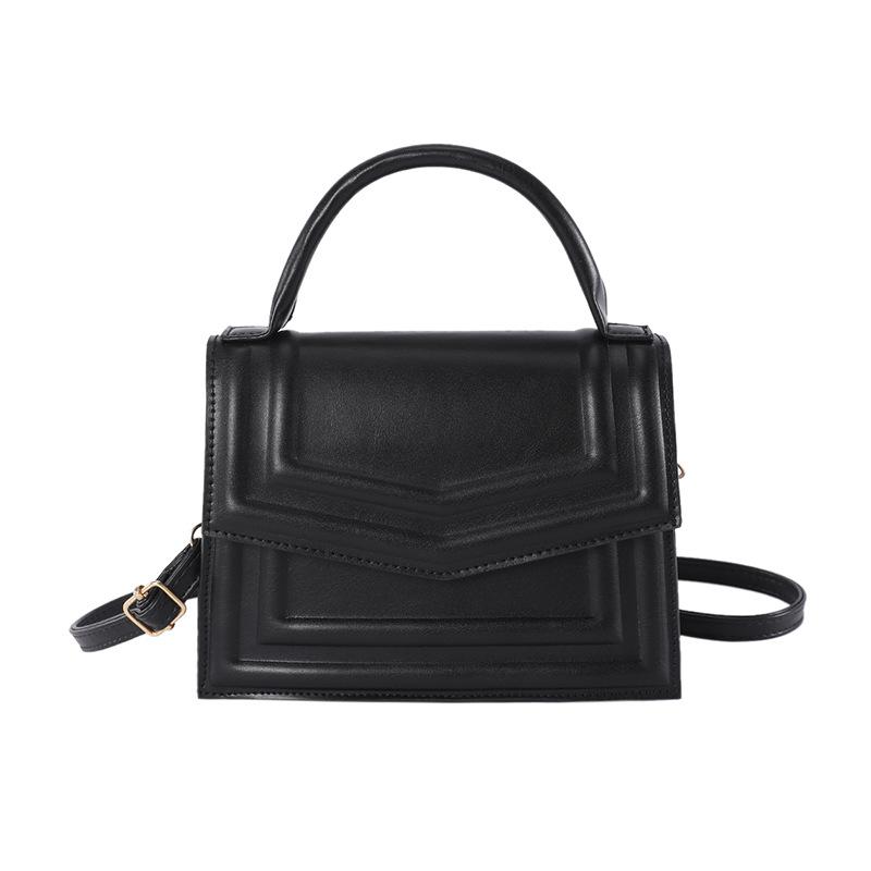 Women'S Bag Small Square Bag Press Shell Versatile Shoulder Bag Foreign Style Handbag Fashion Messenger Bag