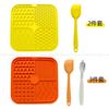 Pet Licking Plate Slow Food Bowl Dog Licking Plate Slow Food Pad Pet Silicone Plate Pet Bowl Smell Licking Pad Licking Plate