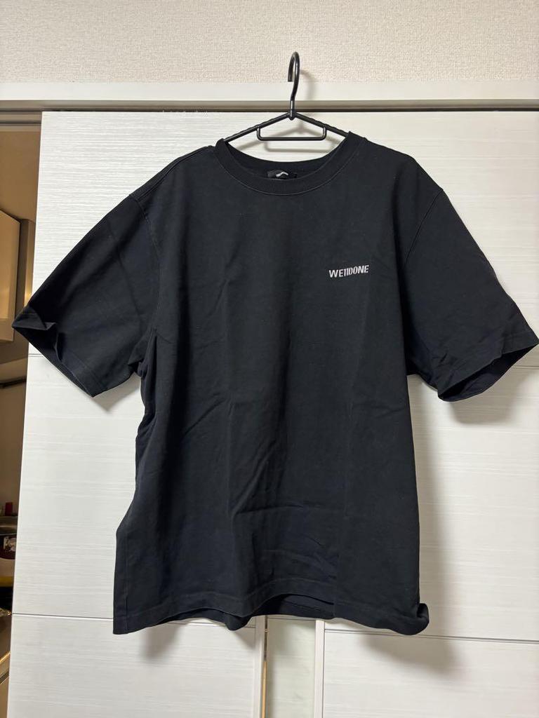 [USED] WE11DONE Black T-shirt