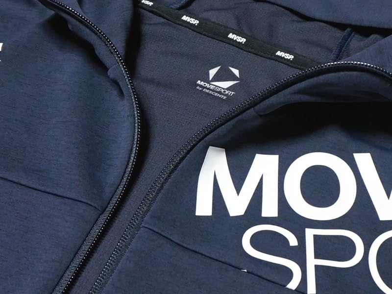 Move Sport Sunscreen Jersey Short Sleeve Pants Top and Bottom Set SUNSCREEN TAIKYU Alphabet NV01xNV01 Navy [Move Sports] Hoodie/Half