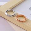 European & American Titanium Steel Ring – Non-fading Stainless Steel Hand Jewelry