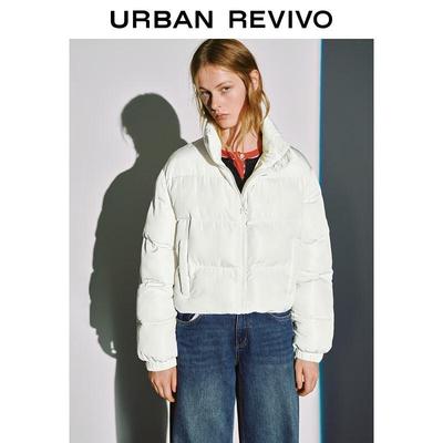 UR 2025 Women's Stand-Collar Short Padded Jacket