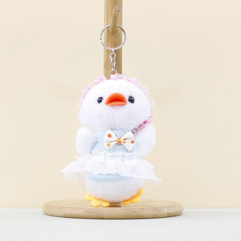 Duck Small Plush Keychain Charm Pp Cotton Filling Children Toys Gift Doll Bags