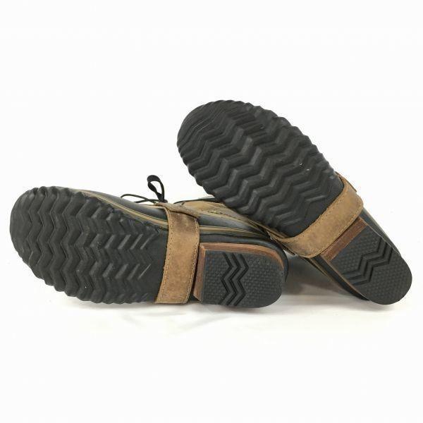 Sorel Echtleder Schneestiefel Braun Größe 23.5 Damen Mit Gürtel(GEBRAUCHT)