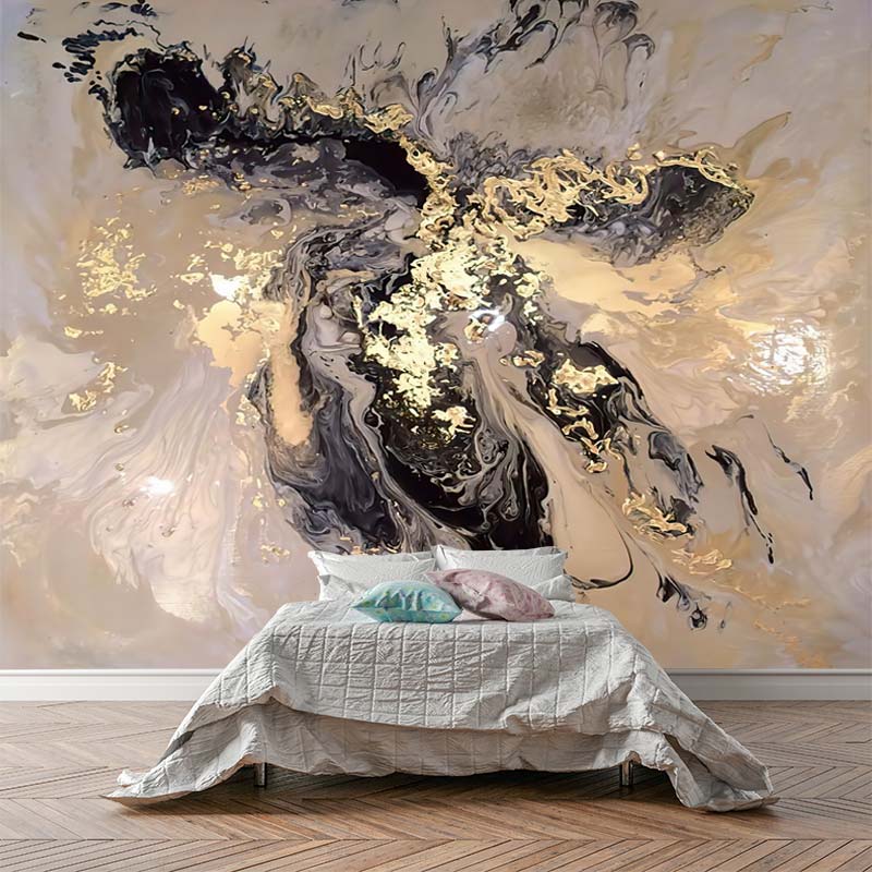Modern Mural Abstract Marble Mural Living Room Bedroom Wallpaper