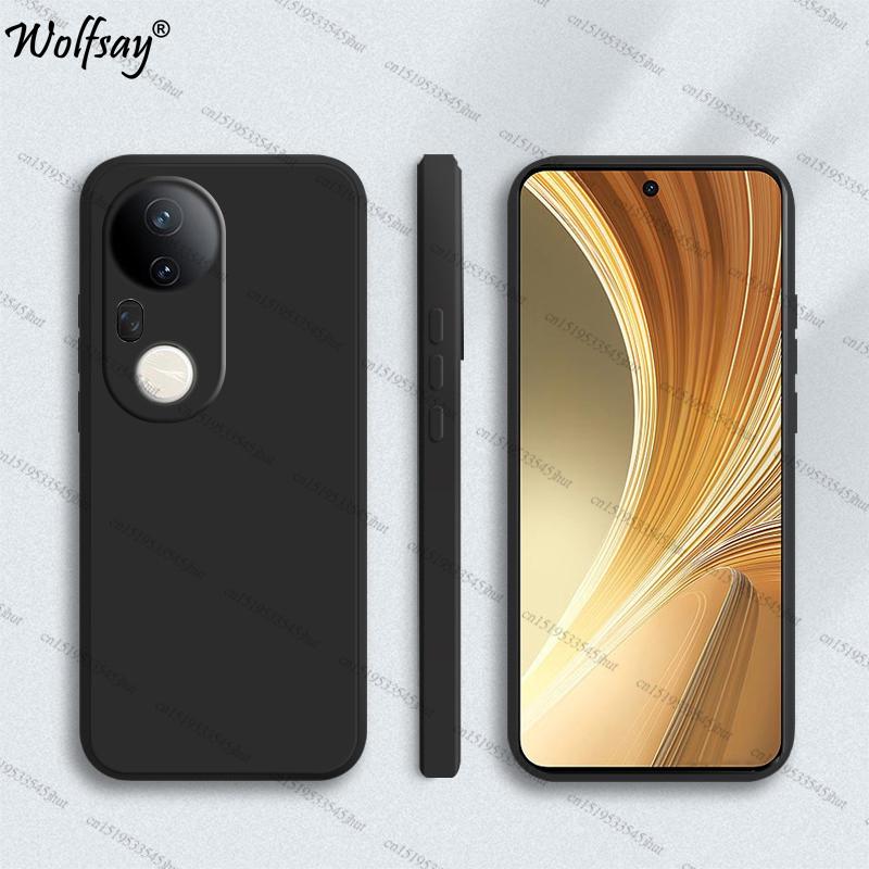 Case For Vivo T4 Ultra Case Shockproof Soft Original Liquid Silicone Back Case For Vivo T4 Ultra Cover For Vivo T4 Ultra Funda