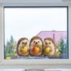Static Cling Window Stickers Cartoon Animals Butterflies Flowers Removable No Glue Glass Door Shop Window Home Decor