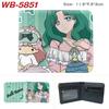 Sailor Moon Wallet Summer New Cartoon Print Bifold Cute Short Purse for Teens Students Boys Girls