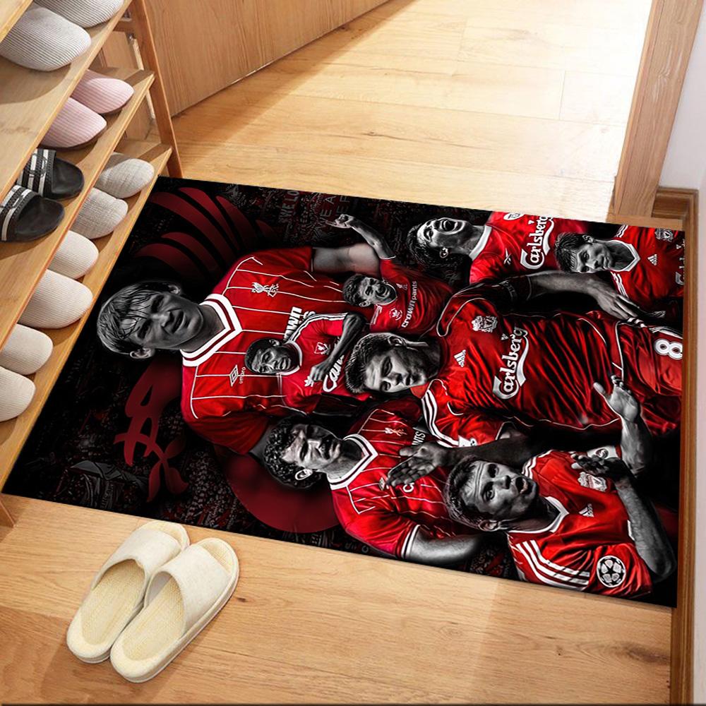 Liverpool Football Club Floor Rug Office Rug Suitable For Hallway Outdoor Playrooms Decorate Room Antislip Carpet Anime Office Decor Wedding Party Gif