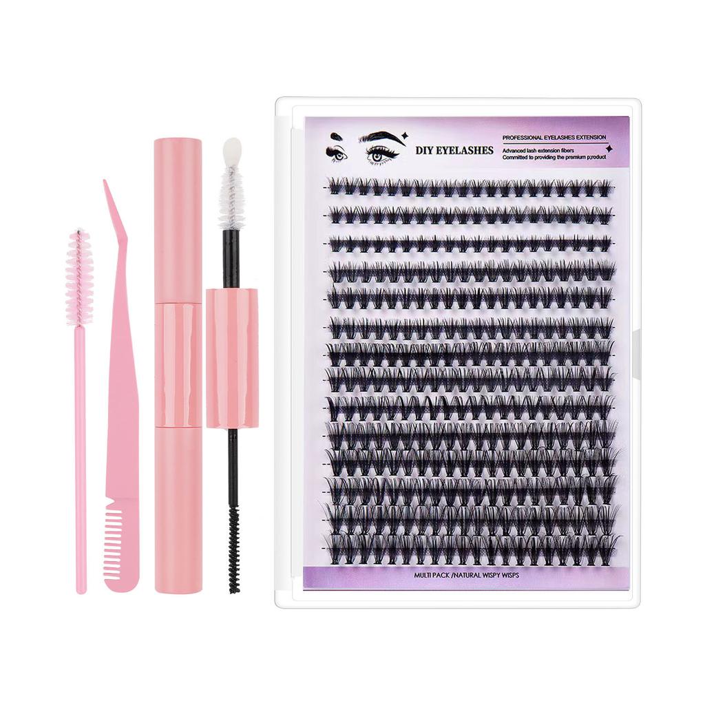 Dense Large Displacement 280 Clusters D Song Diy Eyelashes Segmented Single Cluster Grafted False Eyelashes
