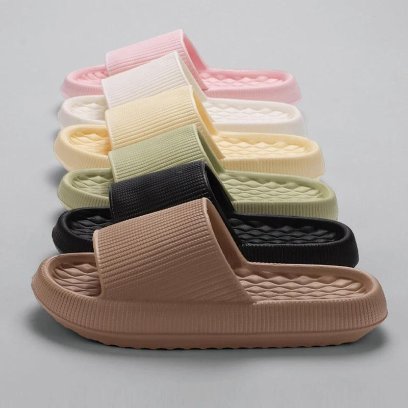 Thick Platform Eva Cloud Slipper Women  Summer Lightweight Woman Beach Slippers Non Slip Bathroom Home Slipper Outdoor Slide