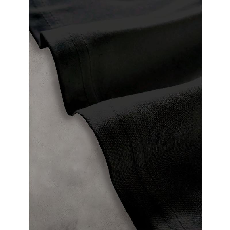 Europäische Größen Herren Gothic Totenkopfmuster T-Shirt - Y2K Street Hip-Hop Stil Religiöses Symbol Rundhals Kurzarm Lässiges Sommer Oberteil,